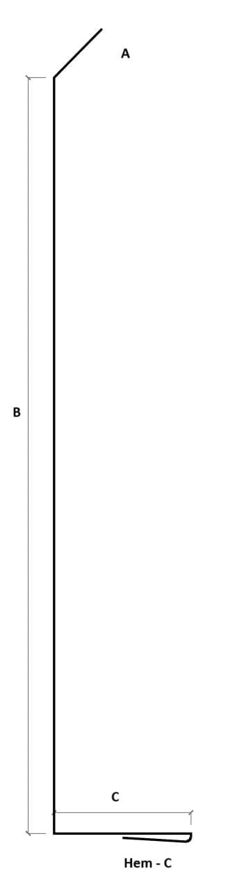 1.3.2 Counter Flashing Flange Out