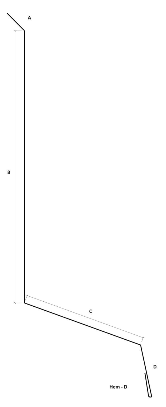 1.3.3 Apron/Wall Flashing Flange in