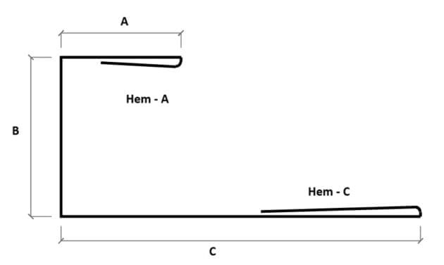2.3.2 J Trim Standard w/hem