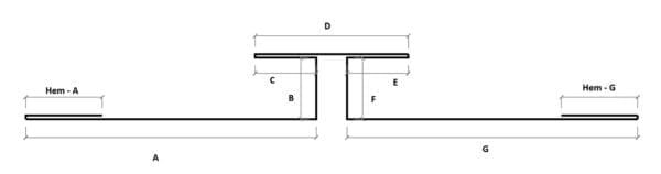 2.4.4 Vertical Double J With Hem