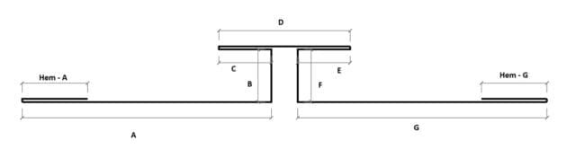 2.4.4 Vertical Double J With Hem