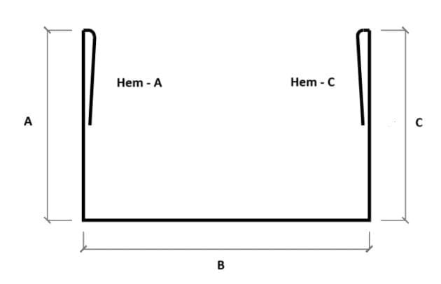 3.2.2 Beam "U" Shape no flange